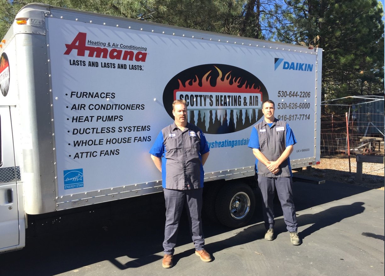 Heating and Air Conditioning Service In Placerville, CA | Scotty's Heating & Air